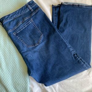 Lane Bryant high rise boot jeans